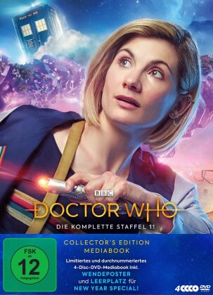 Doctor Who - Staffel 11 (Collector's Edition, Mediabook, 4 DVDs)