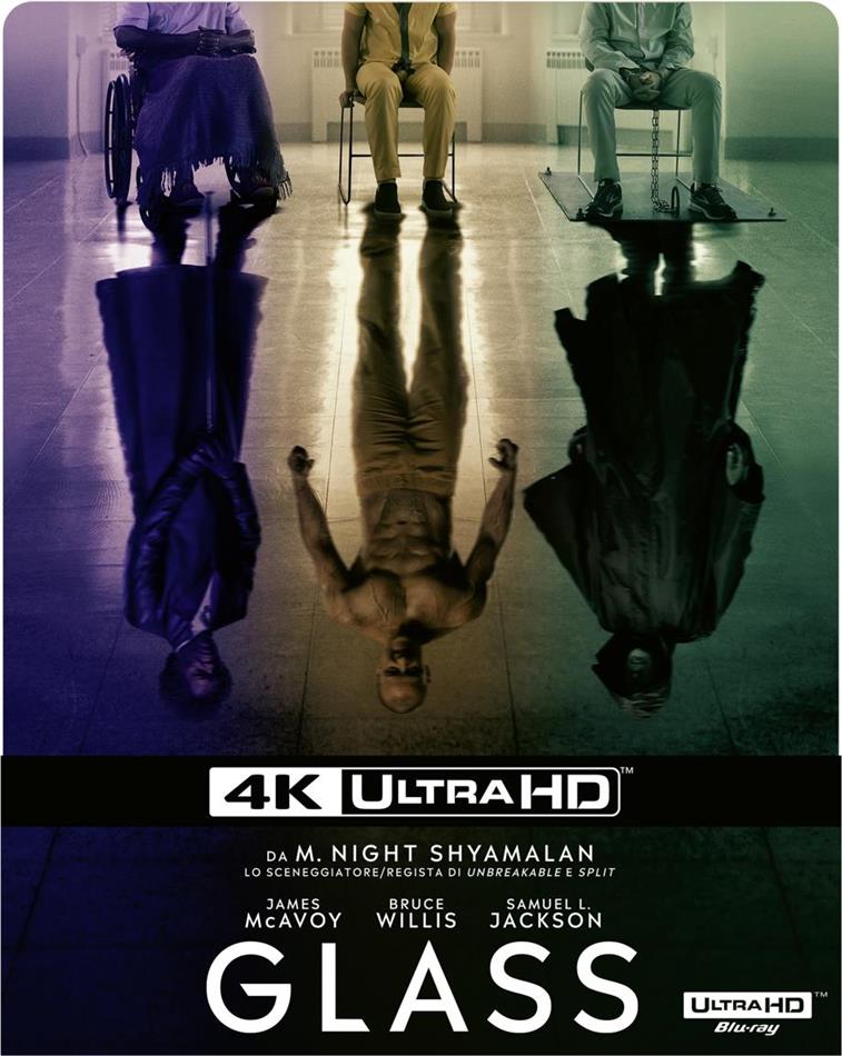 Glass (2019) Edizione Limitata, Steelbook, 4K Ultra HD + Blu-ray