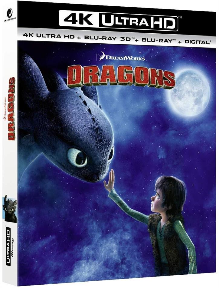 Dragons (2010) 4K Ultra HD + Blu-ray 3D + Blu-ray
