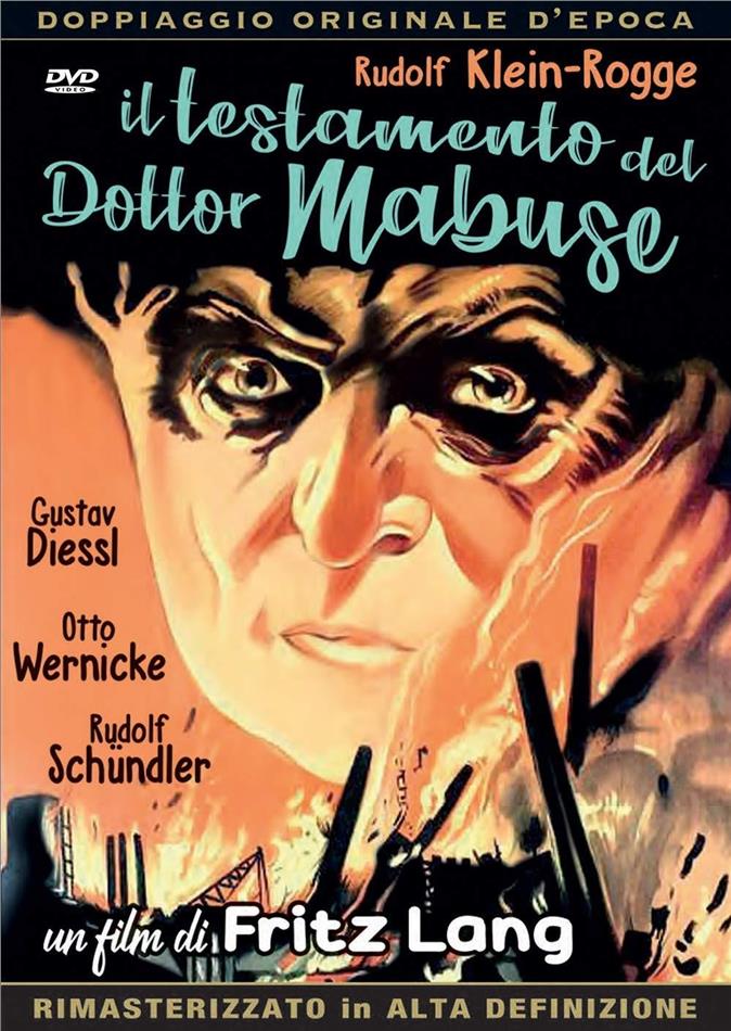 Il testamento del dottor Mabuse (1933) Doppiaggio Originale D'epoca, HD-Remastered, n/b