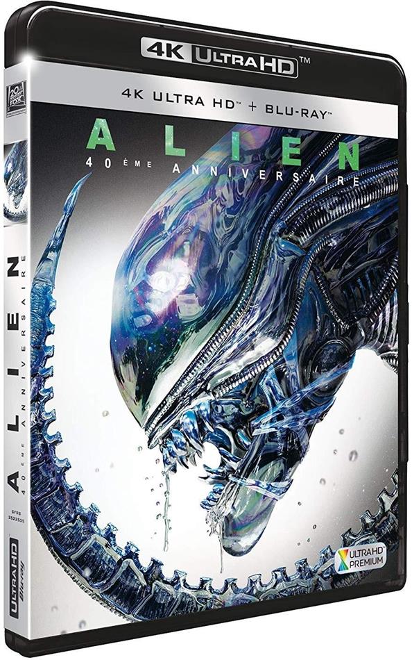 Alien (1979) 40th Anniversary Edition, Director's Cut, Cinema Version, 4K Ultra HD + Blu-ray