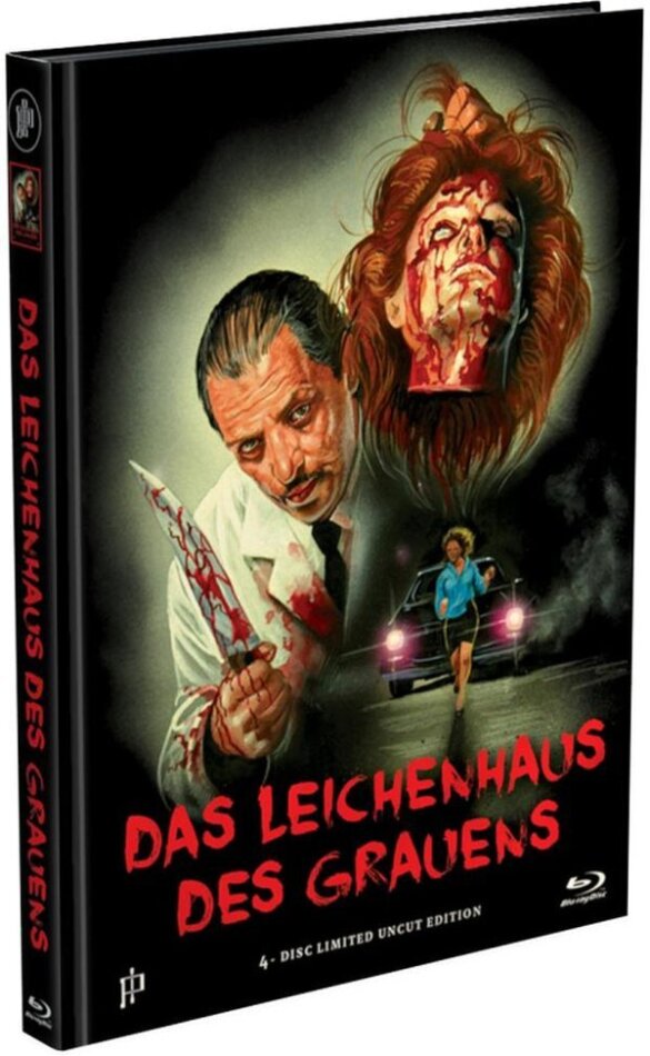 Das Leichenhaus des Grauens (1988) Cover C, Limited Edition, Mediabook, Premium Edition, Uncut, 2 Blu-rays + 2 DVDs