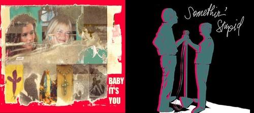 Valerie Carter & Inara George - Baby It's You (Remix) / Somethin' Stupid 7" Single