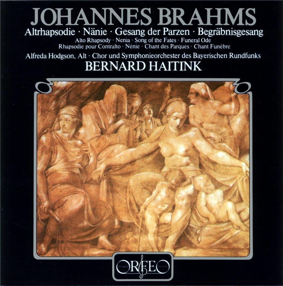 Johannes Brahms (1833-1897), Bernard Haitink, Alfreda Hodgson & Symphonieorchester des Bayerischen Rundfunks - Altrhapsodie, Nänie, Gesang der Parzen, Begräbnisgesang LP