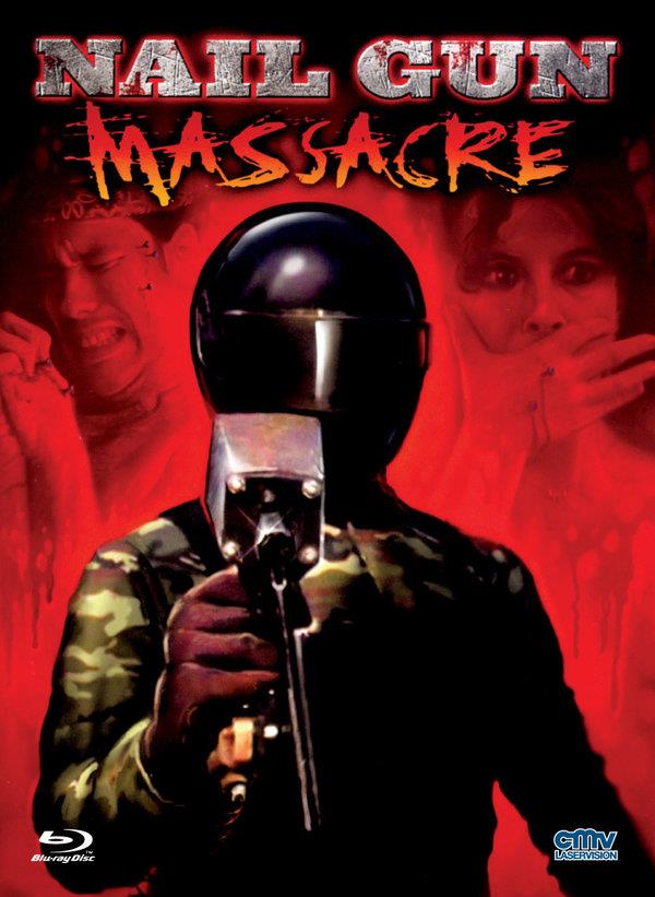 Nail Gun Massacre (1985) Cover A, Limited Edition, Mediabook, Uncut, Blu-ray + DVD