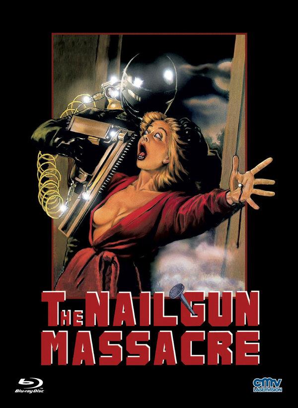 The Nail Gun Massacre (1985) Cover B, Limited Edition, Mediabook, Uncut, Blu-ray + DVD