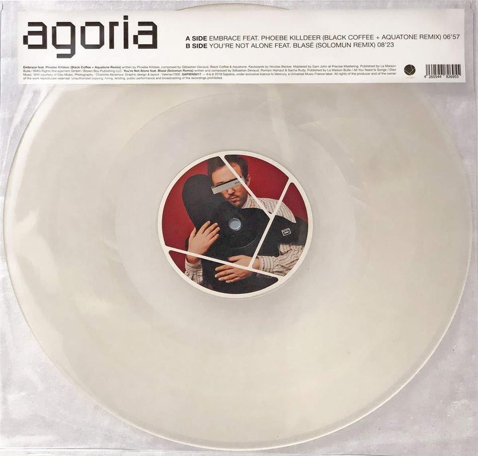 Agoria - Embrace & Youre Not Alone - Remixes 7" Single