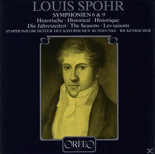 Louis Spohr (1784-1859), Rickenbacher & Symphonieorchester des Bayerischen Rundfunks - Symphonies Nos. 6 & 9 LP