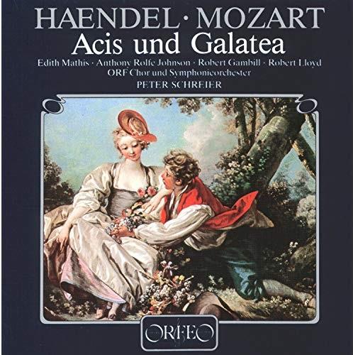 Edith Mathis, Anthony Rolfe Johnson, Georg Friedrich Händel (1685-1759), Peter Schreier & ORF Symphonie Orchester - Acis Und Galatea - Bearb. Wolfgang Amadeus Mozart / in deutscher Sprache 2 LP