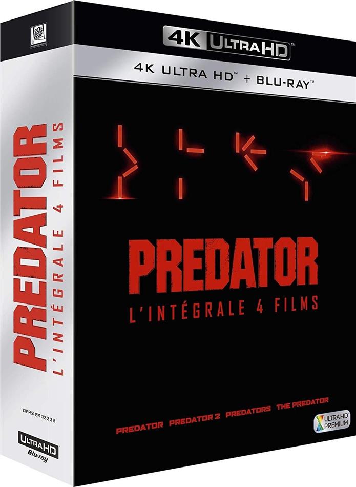 Predator: 1-4 Collection - Predator / Predator 2 / Predators / The Predator 4 4K Ultra HDs + 4 Blu-ray