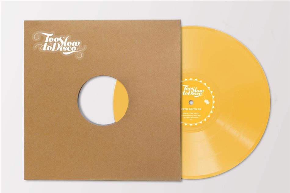 Dave Mathmos - Too Slow To Disco Edit 03 Limited Edition, Yellow Vinyl, 10" Maxi