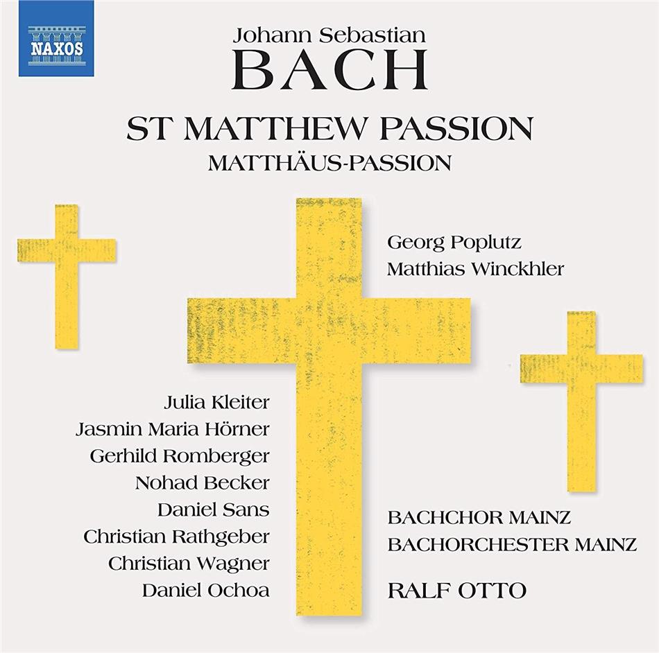 Johann Sebastian Bach (1685-1750), Ralf Otto, Bachorchester Mainz & Bachchor Mainz - St Matthew Passion - Matthäus-Passion 3 CDs