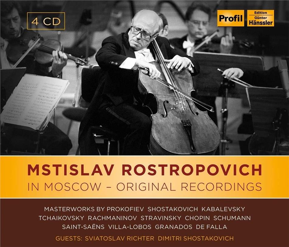 Mstislav Rostropovitsch - Rostropovich In Moscow 4 CDs