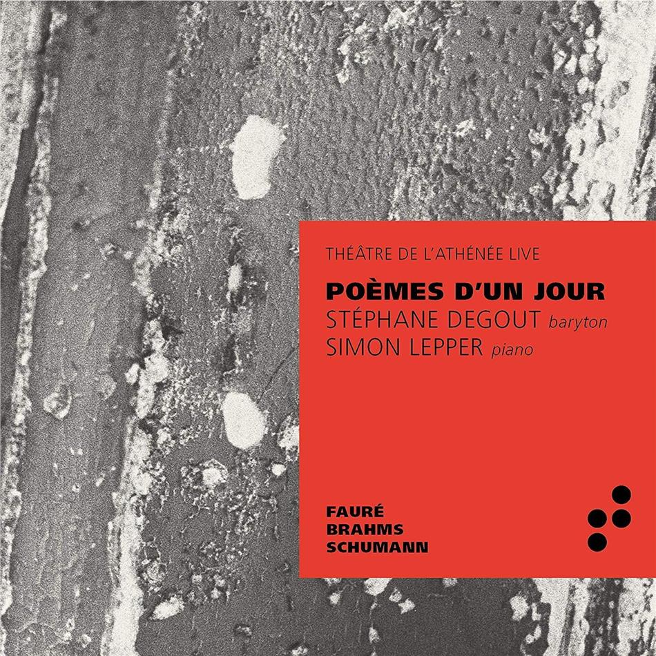 Stéphane Degout & Simon Lepper - Poèmes D'un Jour