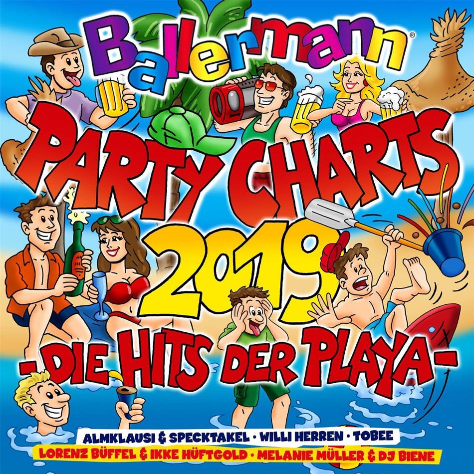 Ballermann Party Charts 2019 - Die Hits Der Playa 2 CD