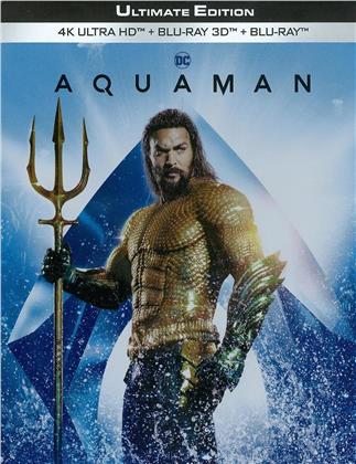 Aquaman (2018) (Limited Edition, Steelbook, Ultimate Edition, 4K Ultra HD + Blu-ray 3D + Blu-ray)