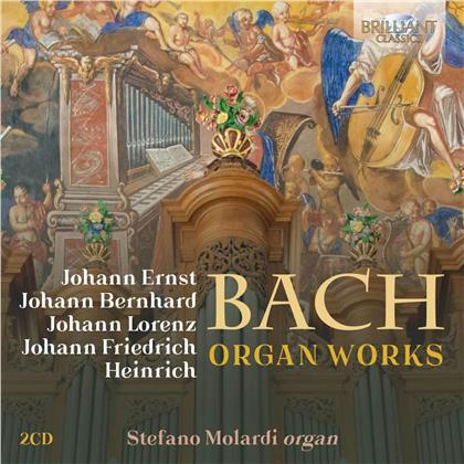 Johann Ernst Bach II (1722-1777), Johann Bernhard Bach I (1676-1749), Johann Lorenz Bach (1695-1773), Johann Friedrich Bach I (1682-1730), Heinrich Bach (1615-1692), &hellip; - Bach Family Organ Works (2 CDs)