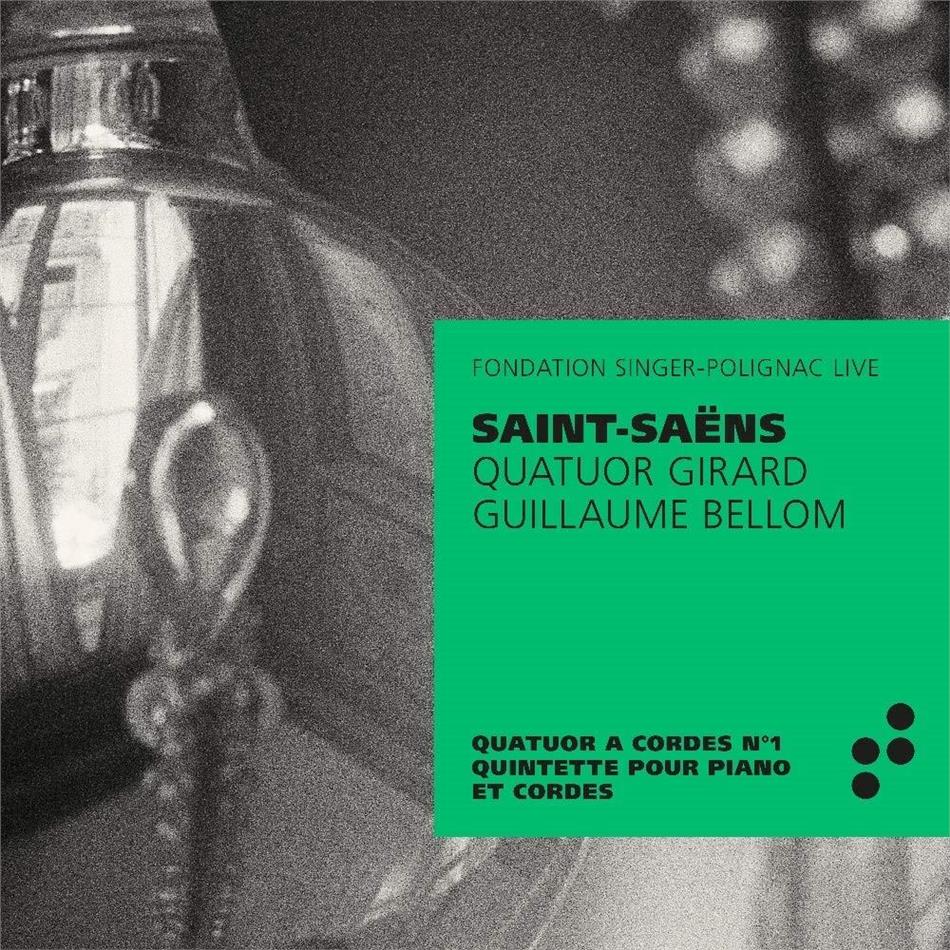 Saint-Saens, Bellom, Quatuor Girard, Guillaume Bellom & Camille Saint-Saëns (1835-1921) - Quatour A Cordes 1 / Quintette Pour Piano & Cordes - Streichquartett Nr. 1 & Klavierquintett