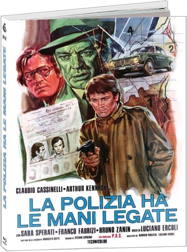 La polizia ha le mani legate (1975) Cover A, Édition Limitée, Mediabook