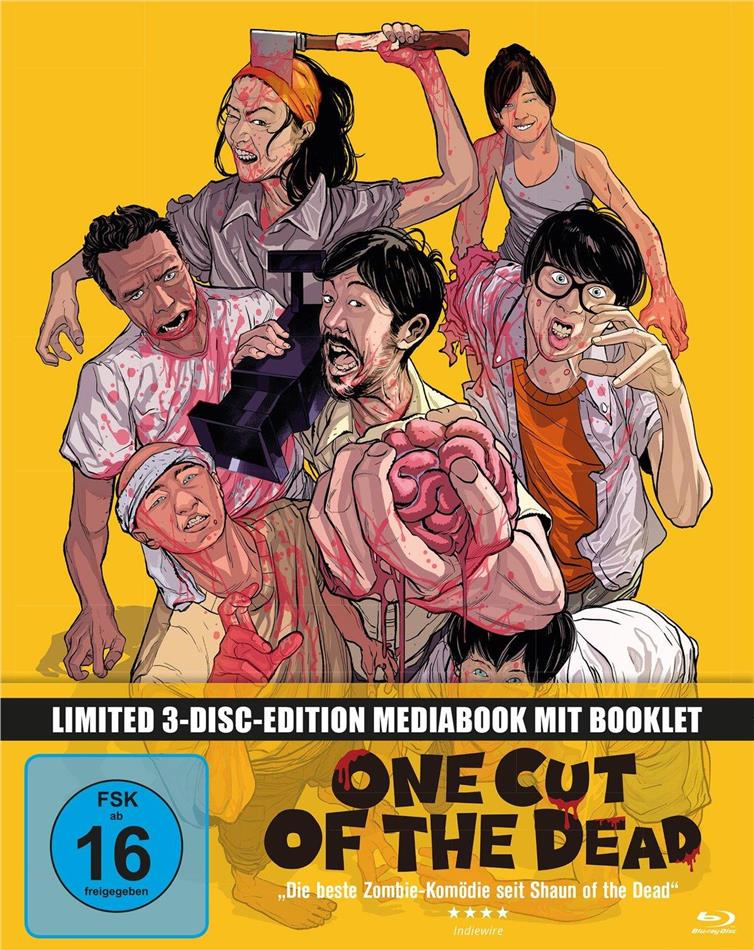 One Cut of the Dead (2017) Limited Edition, Mediabook, Blu-ray + 2 DVDs