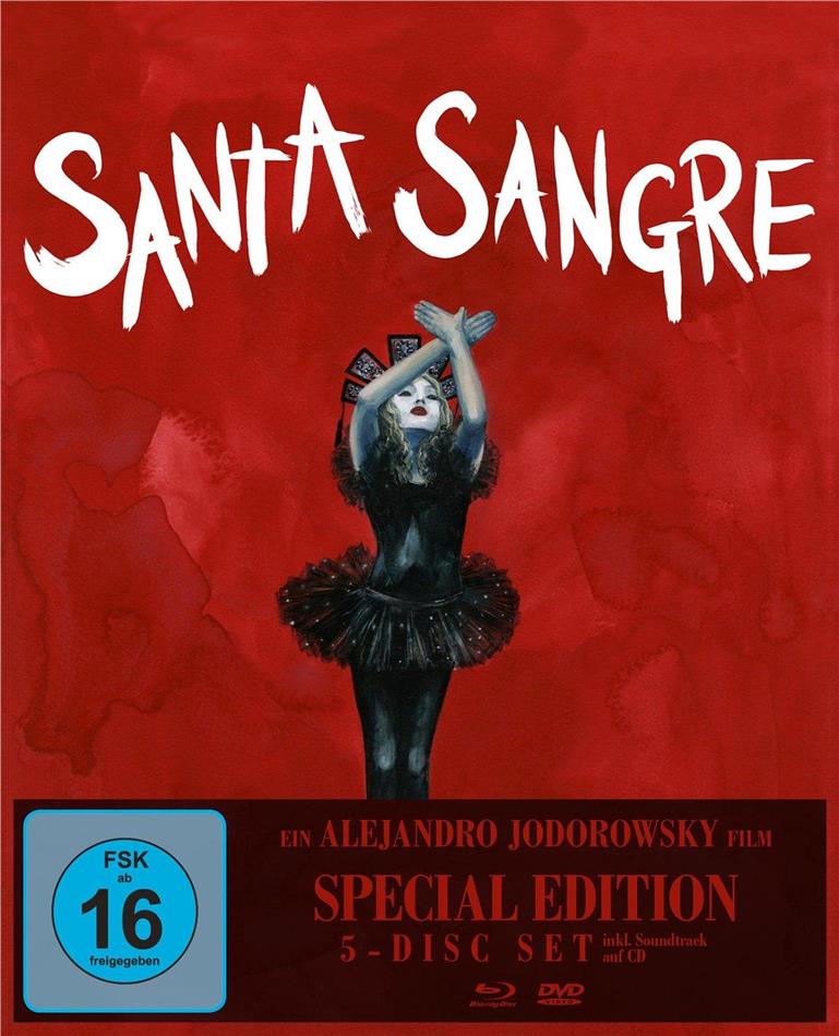 Santa Sangre (1989) Special Edition, Blu-ray + 3 DVDs + CD