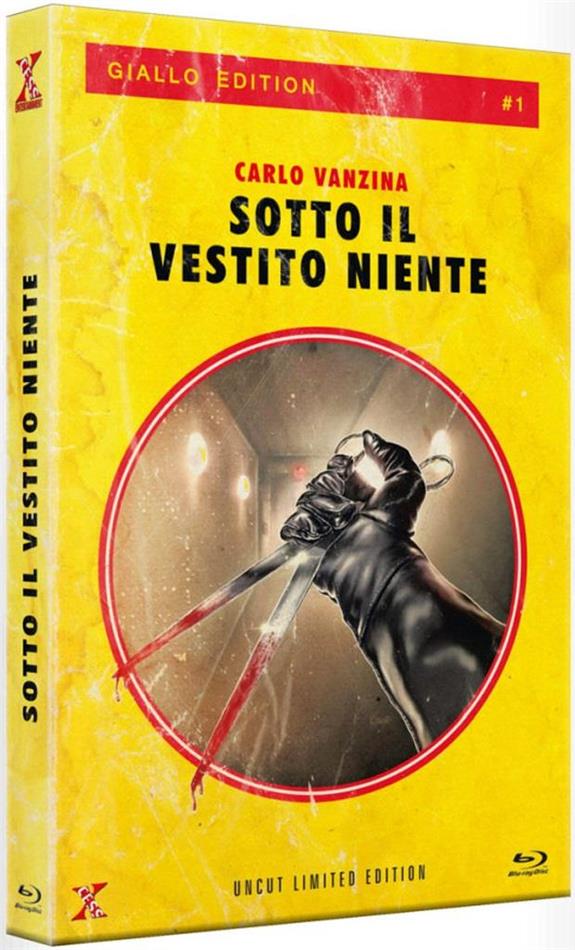 Sotto il vestito niente (1985) Giallo Edition, Grosse Hartbox, Édition Limitée, Uncut