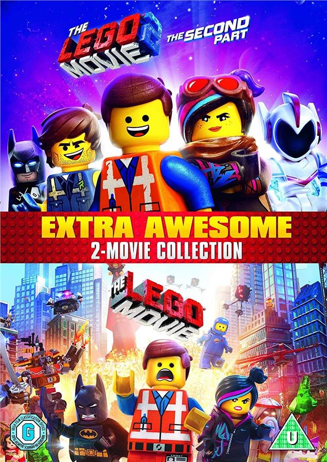 The LEGO Movie 1+2 - 2-Movie Collection 2 DVDs