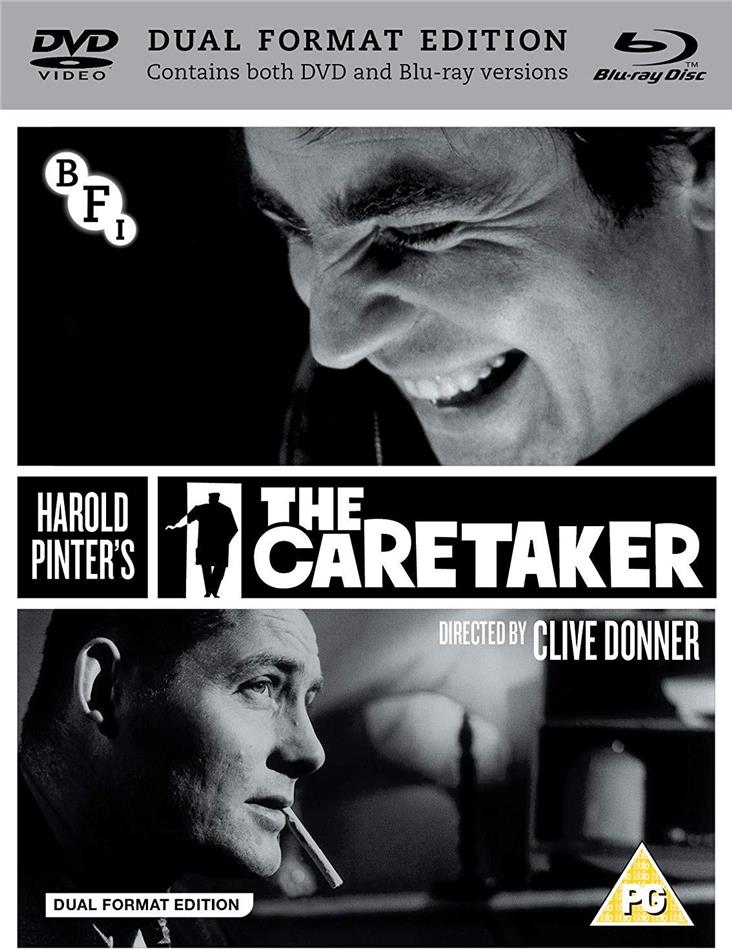 The Caretaker (1963) DualDisc, b/w, Blu-ray + DVD