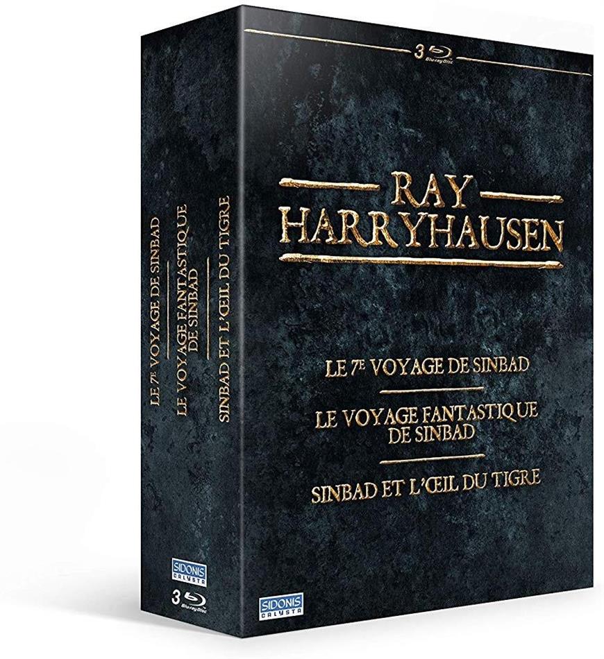 Ray Harryhausen - Le 7ème voyage de Sinbad / Le voyage fantastique de Sinbad / Sinbad et l'Oeil du Tigre 3 Blu-rays