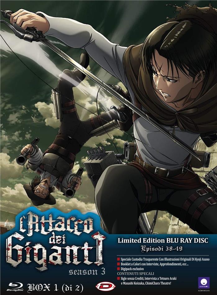 L'attacco dei Giganti - Stagione 3 - Vol. 1 Digipack, Limited Edition, 2 Blu-rays