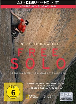 Free Solo (2019) (Mediabook, 4K Ultra HD + Blu-ray + DVD)
