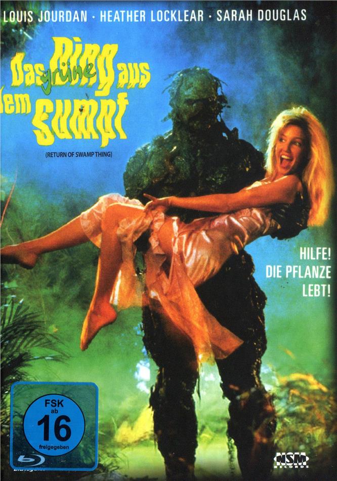 Das grüne Ding aus dem Sumpf (1989) Cover A, Edizione Limitata, Mediabook, Blu-ray + DVD