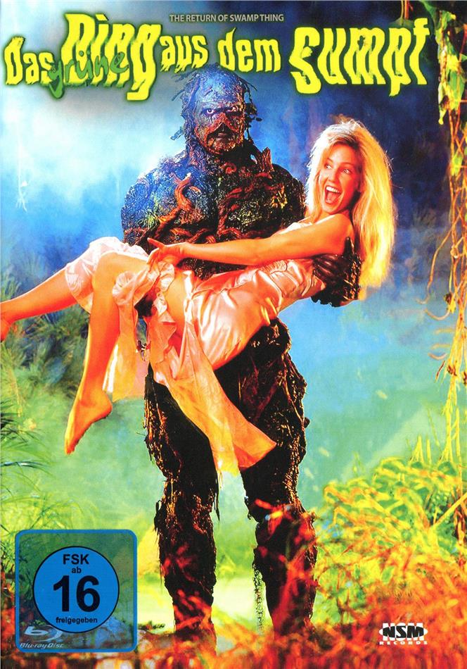 Das grüne Ding aus dem Sumpf (1989) Cover C, Limited Edition, Mediabook, Blu-ray + DVD