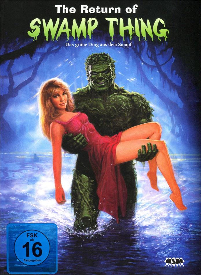 The Return of Swamp Thing (1989) Cover B, Limited Edition, Mediabook, Blu-ray + DVD