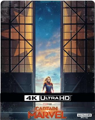 Captain Marvel (2019) (&Eacute;dition Limit&eacute;e, Steelbook, 4K Ultra HD + Blu-ray)