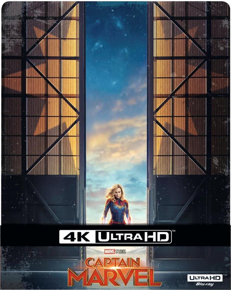 Captain Marvel (2019) Limited Edition, Steelbook, 4K Ultra HD + Blu-ray