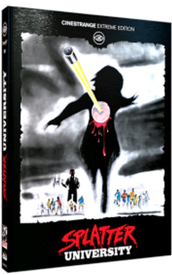 Splatter University (1984) Cover E, Limited Edition, Mediabook, Blu-ray + DVD
