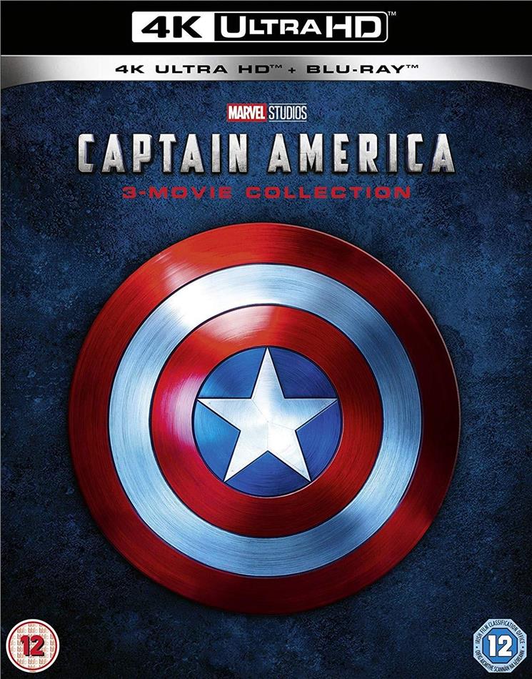 Captain America - 3-Movie Collection 3 4K Ultra HDs + 3 Blu-ray