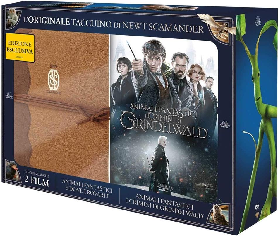 Animali Fantastici Collezione - Animali fantastici 1 & 2 + Taccuino Edizione Speciale, 2 DVD