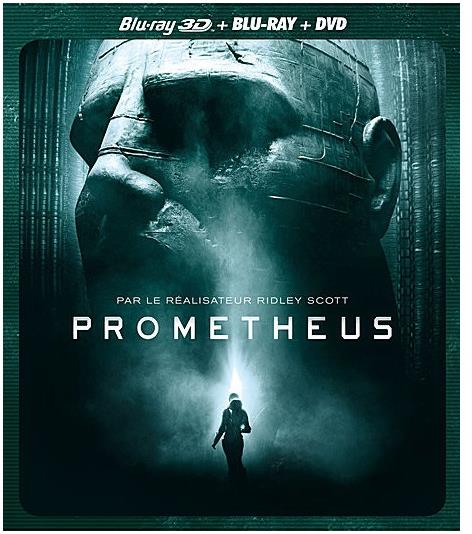 Prometheus (2012) Blu-ray 3D + Blu-ray + DVD