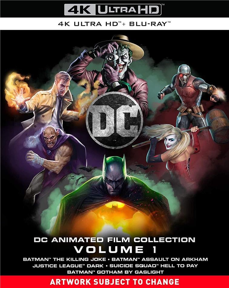 DC Animated Film Collection - Volume 1 5 4K Ultra HDs + 5 Blu-rays