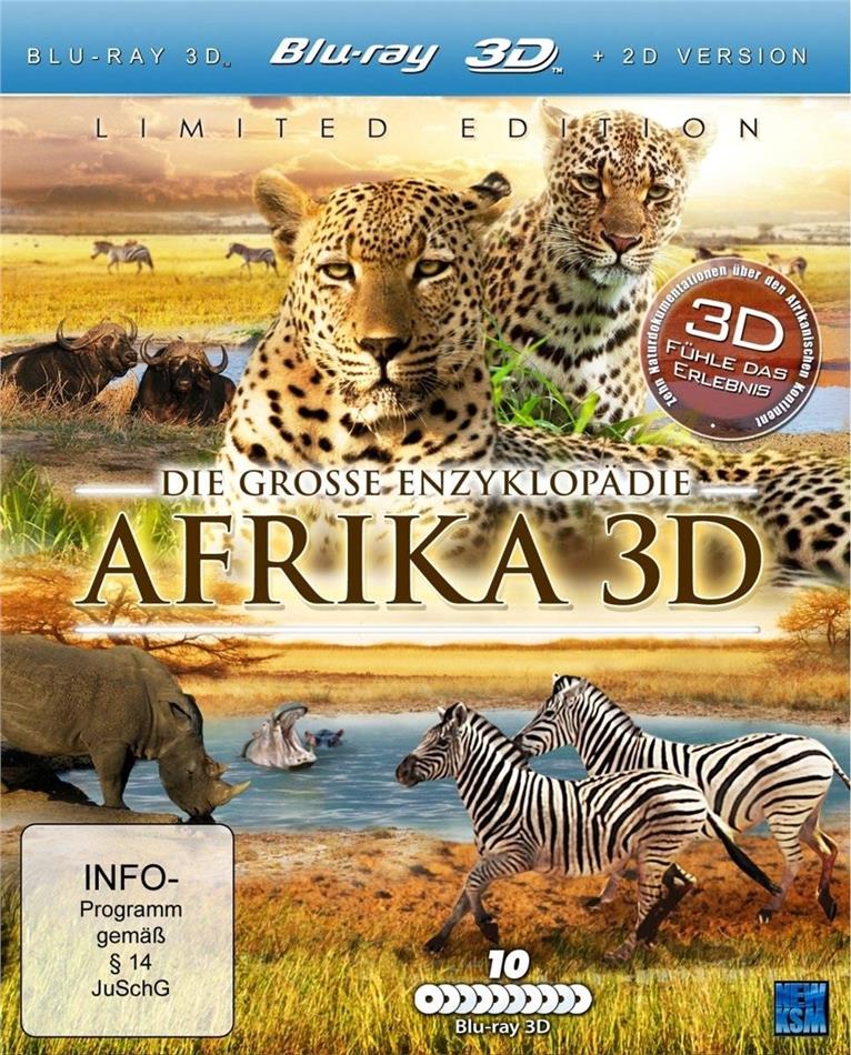 Die grosse Enzyklopädie - Afrika 3D Limited Edition, 10 Blu-ray 3D (+2D)
