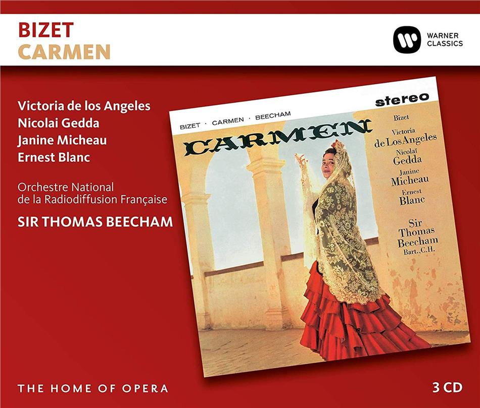 Georges Bizet (1838-1875), Sir Thomas Beecham, Victoria de los Angeles & Nicolai Gedda - Carmen 3 CD