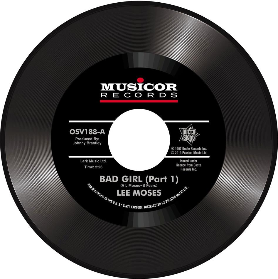 Lee Moses - Bad Girl (Part 1+2) 7" Single