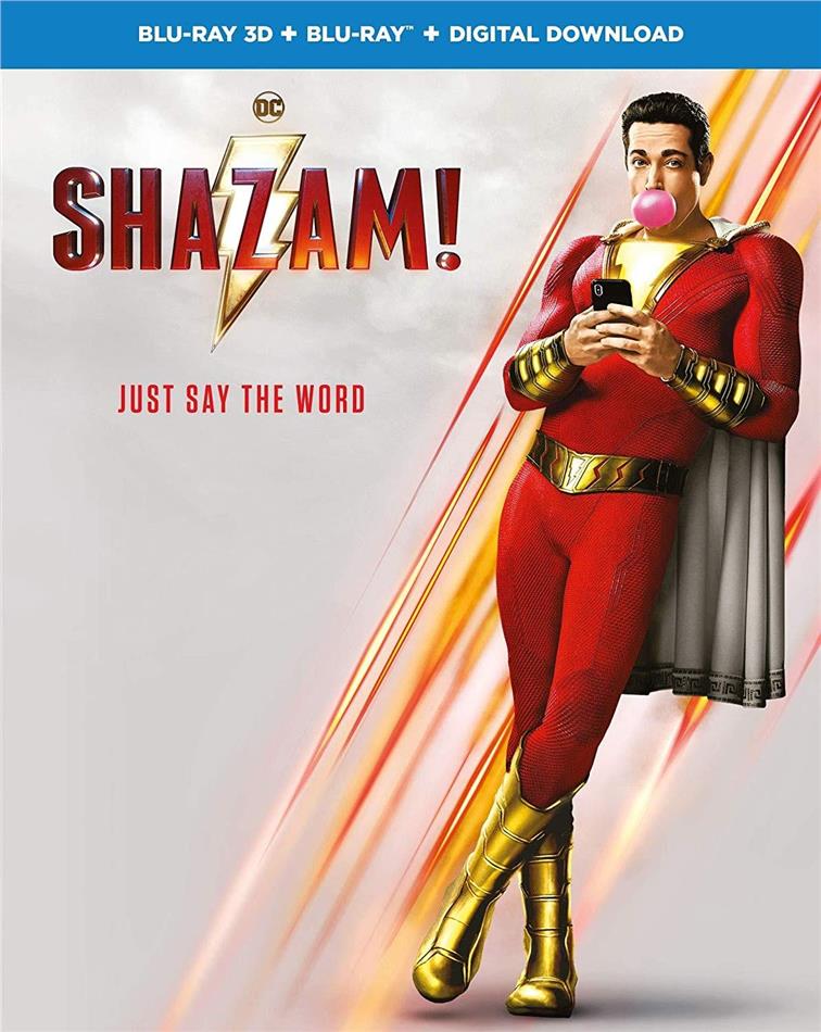Shazam! (2019) Blu-ray 3D + Blu-ray