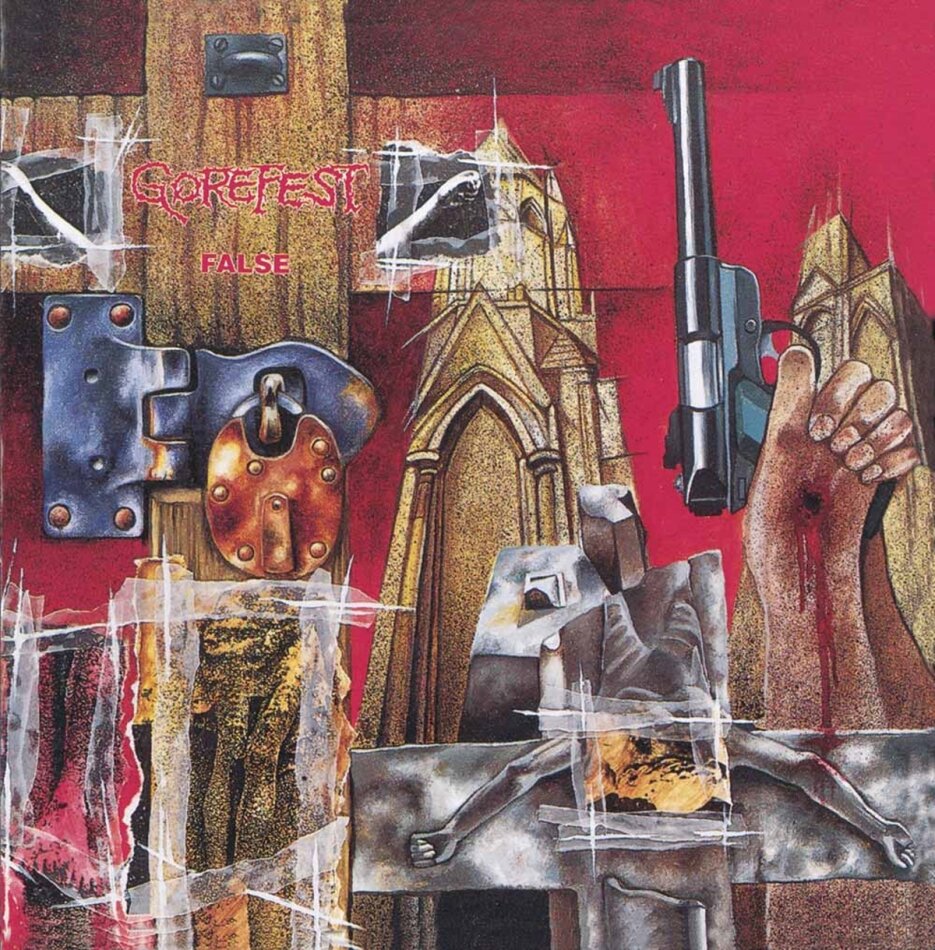 Gorefest - False 2019 Reissue, Red White Splatter Vinyl, LP