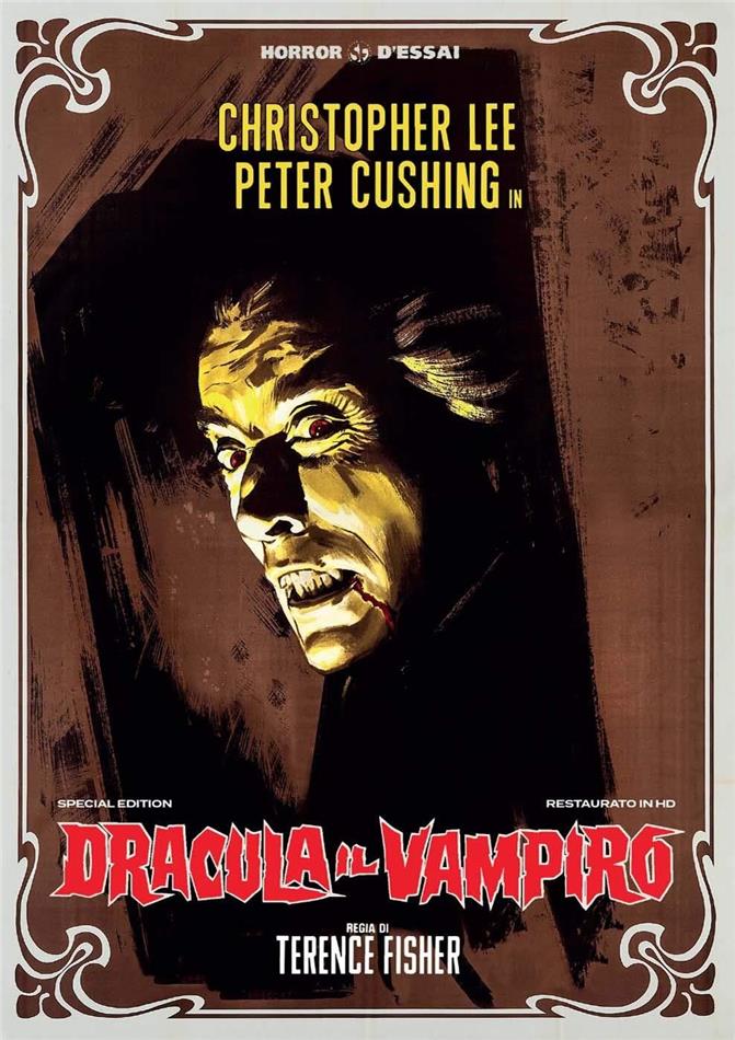 Dracula il Vampiro (1958) restaurato in HD, Horror d'Essai, Special Edition