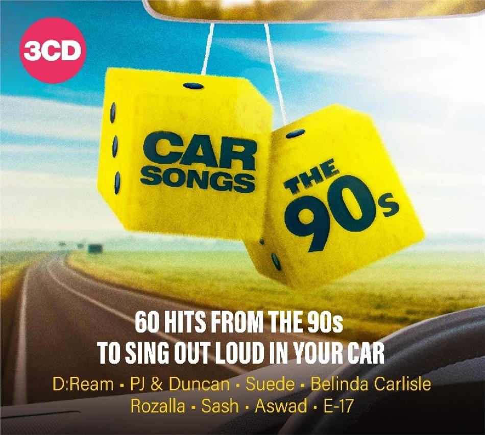 Car Songs - The 90'S 3 CDs