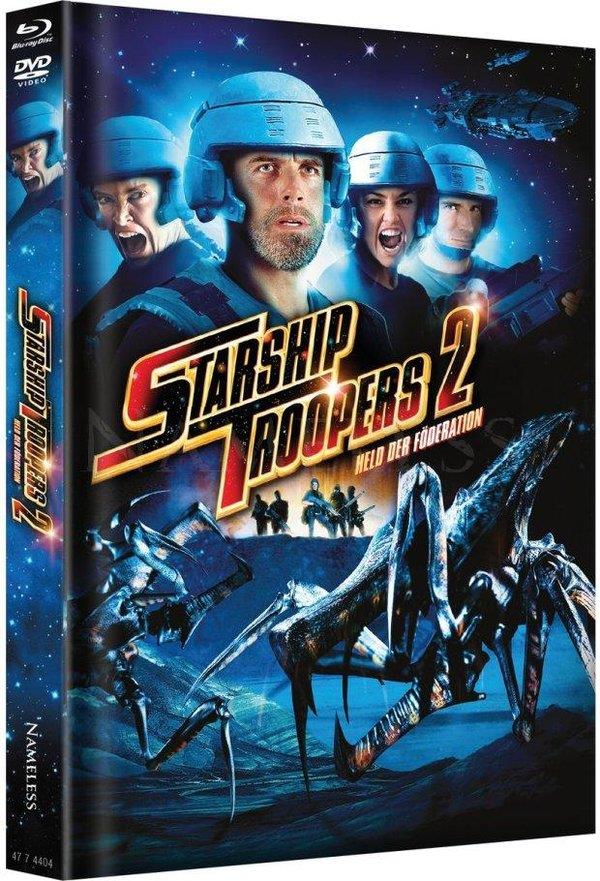 Starship Trooper 2 (2004) Cover B, Edizione Limitata, Mediabook, Blu-ray + DVD