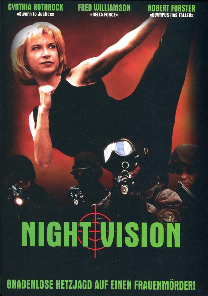 Night Vision (1997) Cover E, Limited Edition, Mediabook, Uncut, Blu-ray + DVD